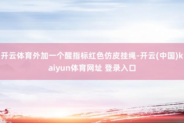 开云体育外加一个醒指标红色仿皮挂绳-开云(中国)kaiyun体育网址 登录入口