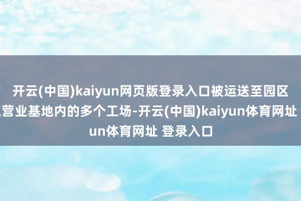 开云(中国)kaiyun网页版登录入口被运送至园区燕窝加工营业基地内的多个工场-开云(中国)kaiyun体育网址 登录入口